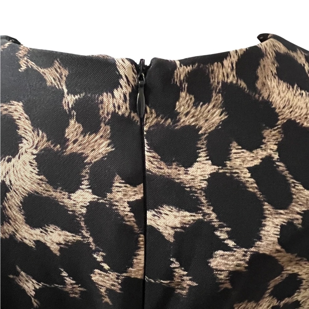 Connected Apparel size 8 sheath animal print sleeveless dress - Picture 7 of 10